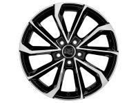 MSW 42 GLOSS BLACK FULL POLISHED Felge 7,5x17 - 17 Zoll 5x114,3 Lochkreis