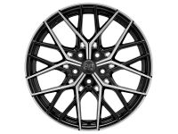 MSW 74 GLOSS BLACK FULL POLISHED Wheel 10x19 - 18 inch 5x114,3 bold circle