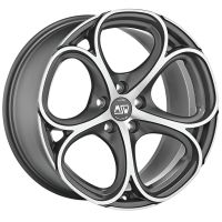 MSW 82 GUN METAL POLIERT Felge 9x20 - 20 Zoll 5x110 Lochkreis