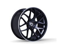 Schmidt Gambit SatinBlack Hornpoliert Wheel 10,5x22 - 22 inch 5x108 bold circle