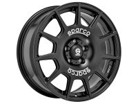 Sparco SPARCO TERRA MATT BLACK + WHITE LETTERING Felge 8x18 - 18 Zoll 5x110 Lochkreis