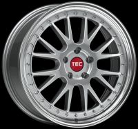 TEC GT EVO Hyper-Silber-Hornpoliert Felge 8x18 - 18 Zoll 5x114.3 Lochkreis