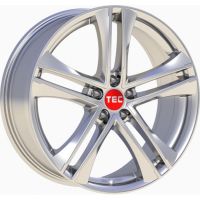 TEC AS4 EVO hyper-silber Felge 8x19 - 19 Zoll 5x108 Lochkreis