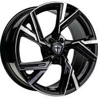 Tomason AR1 black diamond polished Felge 8,0x18 - 18 Zoll 5x112 Lochkreis