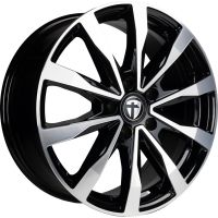 Tomason TN28 black polished Felge 7,5x18 - 18 Zoll 5x108 Lochkreis