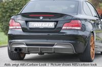 Heckeinsatz Rieger für Doppelrohr links passend für BMW E81 / E82 / E87 / E88
