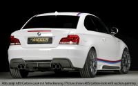 Heckeinsatz Rieger für Doppelrohr links/rechts passend für BMW E81 / E82 / E87 / E88