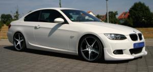 JMS front lip spoiler sedan/estate racelook exclusiv line fits for BMW E90 / E91