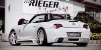 Heckschürzenansatz für Doppelendrohr links 2x90mm Rieger Tuning passend für BMW Z4