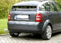 BN Pipes Audi A2 8Z Endschalldaempfer für 1,4 -1,6 Benzin