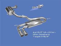 BN Pipes Audi A3 8P Mittel- und Endschalldaempfer 1,6-2,0