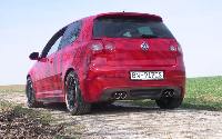 BN Pipes VW Golf 5 Endschalldaempfer, Schürze ausschneiden