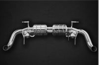 Valved muffler with cats includes programmable control unit CES-3 for US models without OPF fits for Audi R8