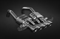 Capristo stainless steel muffler for original post cat pipes (incl. adapters für orig. post cat pipes) fits for Chevrolet Corvette