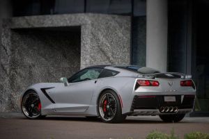 Heckflügel mit Trägerplatte 2-teilig passend für Chevrolet Corvette C7