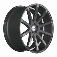 CORSPEED DEVILLE Mattgunmetal/ undercut Color Trim weiß 8,5x19 5x112 bolt circle