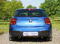 Eisenmann Racing Motorsport Sound Endschalldämpfer Edelstahl Duplex (links/rechts) passend für BMW F20 M135i