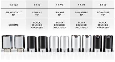 Eisenmann rear muffler stainless steel Duplex (left + right),stainless steel tip with outer cover color chrom/aluminium brushed fits for BMW F86