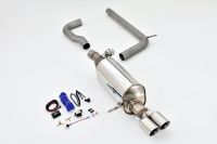 FMS Streetbeast  70mm single catback-system with flap-control fits for Audi A1 GB