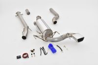 FMS Streetbeast 76mm Anlage mittig mit Klappensteuerung passt für Opel Astra H