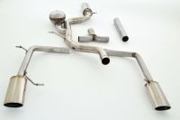 FMS Streetbeast 76mm Duplex-Anlage mit Soundgenerator passt für VW Passat CC