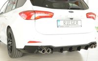 Rieger Heckdiffusoreinsatz SG LR 4x80  passend für Ford Focus DEH