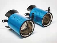 Friedrich Performance Manufaktur 114mm carbon-tailpipes to screw fits for Ferrari F8 Tributo inkl. Spider