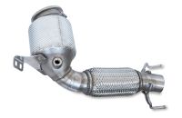 ECE Downpipe Ø 70mm Vorderrohr passend für BMW 220i UKL-L / F2AT (F45)