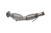 ECE Downpipe Ø 76mm Vorderrohr passend für FORD Focus DYB-RS