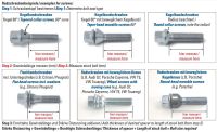 H&R Round-head movable screws R14 M14x1,5 x 54
