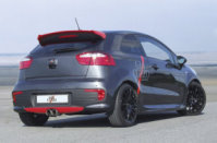 Giacuzzo Heckdiffusor FL für Auspuff mittig passend für Kia Rio UB