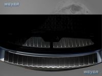 Weyer stainless steel rear bumper protection fits for BMW Serie 5F11