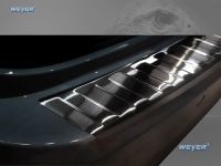 Weyer stainless steel rear bumper protection fits for BMW  Serie 3G21
