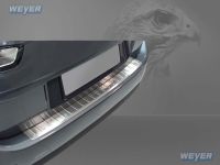 Weyer stainless steel rear bumper protection fits for CITROEN C4 Grand Picasso