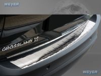 Weyer Edelstahl Ladekantenschutz passend für OPEL Crossland X