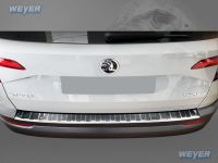 Weyer Edelstahl Ladekantenschutz passend für SKODA Karoq