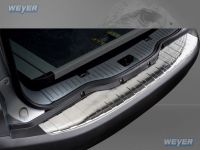Weyer stainless steel rear bumper protection fits for FORD S-Max