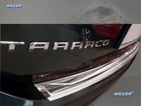 Weyer stainless steel rear bumper protection fits for SEAT Taracco
