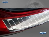 Weyer stainless steel rear bumper protection fits for MAZDA 3IV