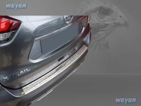 Weyer stainless steel rear bumper protection fits for NISSAN X-Trail IIIT32