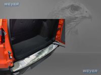 Weyer Edelstahl Ladekantenschutz passend für FORD Ecosport II
