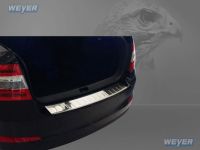 Weyer Edelstahl Ladekantenschutz passend für SKODA Octavia III5E