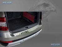 Weyer Edelstahl Ladekantenschutz passend für SKODA Octavia III