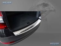 Weyer Edelstahl Ladekantenschutz passend für SKODA Octavia III