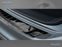 Weyer stainless steel rear bumper protection fits for VW Tiguan II + Tiguan Allspace
