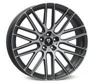 MB Design KV4 grau matt poliert Felge 8,5x22 - 22 Zoll 5x110 Lochkreis