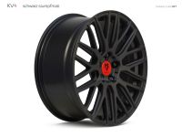 MB Design KV4 Schwarz stumpfmatt Felge 8,5x22 - 22 Zoll 5x110 Lochkreis