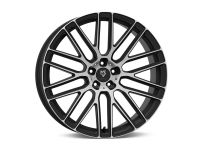 MB Design KV4 Mattschwarz poliert Felge 8,5x22 - 22 Zoll 5x110 Lochkreis