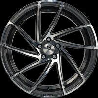 MB Design KV2 Grau glänzend poliert Felge 8.5x19 - 19 Zoll 5x108 Lochkreis