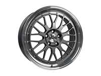 MB Design LV1 grey polished Wheel 8,5x19 - 19 inch 5x115 bolt circle
